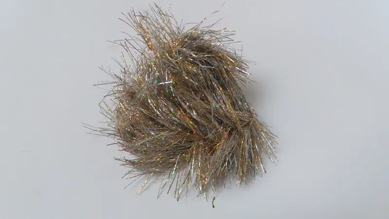 Flybox Holo Polar Chenille in Silver and Gold-3